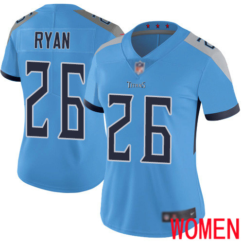 Tennessee Titans Limited Light Blue Women Logan Ryan Alternate Jersey NFL Football #26 Vapor Untouchable->women nfl jersey->Women Jersey
